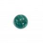 Cabochon Amazonite du Pérou qualité B, de forme ronde, 10mm x 1pc