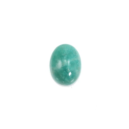Cabochon amazonite du pérou, de forme ovale, 5x7mm x 2pcs