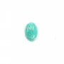 Cabochon amazonite du pérou, de forme ovale, 3x5mm x 2pcs