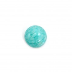 Cabochon amazonite du pérou, de forme ronde, 10mm x 1pc