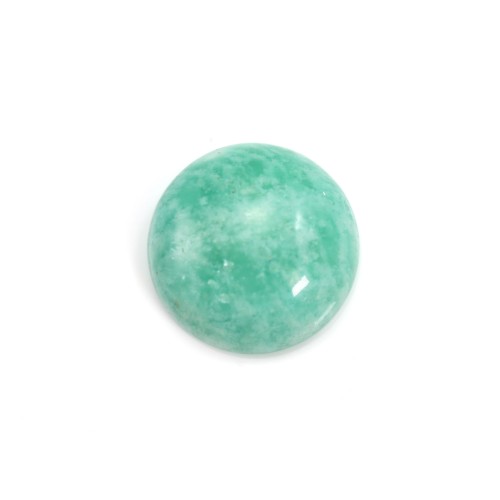 Cabochon amazonite du pérou, de forme ronde, 16mm x 1pc