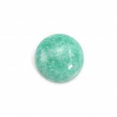 Cabochon amazonite du pérou, de forme ronde, 16mm x 1pc