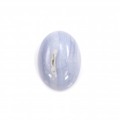 Cabochon calcédoine ovale 10x14mm x 1pc