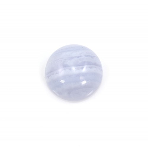 Cabochon calcédoine rond 12mm x 1pc