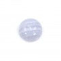 Cabochon calcédoine rond 12mm x 1pc