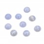 Cabochon calcédoine rond 12mm x 1pc