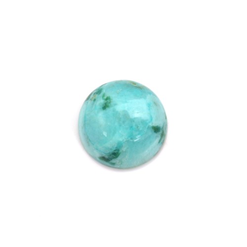 Chryscolle cabochon, in round shape 10mm x 1pc