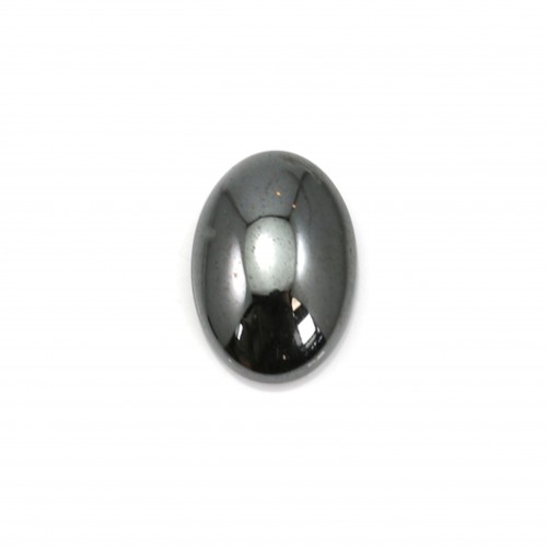 Cabochon hematite oval 4x6mm x 10pcs