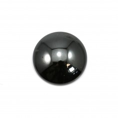 Cabochon hématite rond 20mm x 4pcs