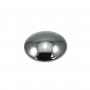 Cabochon hématite rond 18mm x 4pcs.