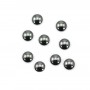 Cabochon Hématite Rond 1.5mm x 10pcs