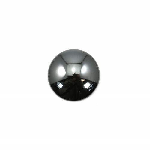Cabochon Hematite Round 12mm x 4pcs