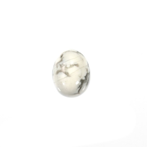 Cabochon howlite ovale 7x9mm x 5pcs