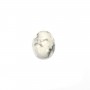 Cabochon howlite ovale 7x9mm x 5pcs