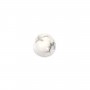 Cabochon howlite ovale 7x9mm x 5pcs