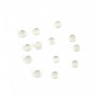 Cabochon jade blanc rond 2mm x 4pcs