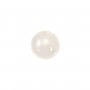 Cabochon jade blanc rond 12mm x 2pcs