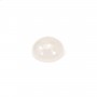 Cabochon jade blanc rond 12mm x 2pcs