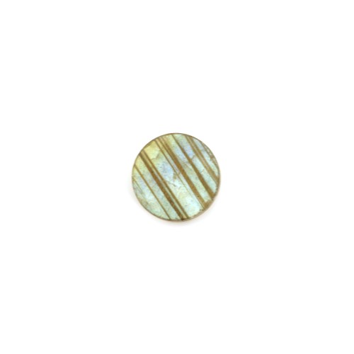 Cabochon Labradorite rotondo e piatto 8mm x 1pc