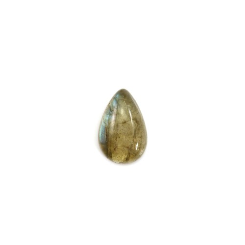 Cabochon di labradorite, a goccia, 6x9mm x 1pc