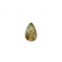 Cabochon de labradorite, de forme goutte, 6x9mm x 1pc