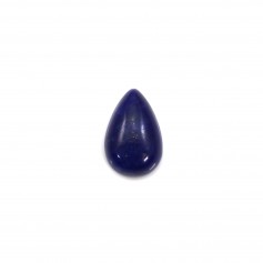 Cabochon de lapis lazuli, de forme goutte, 6x9mm x 1pc