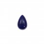 Cabochon de lapis lazuli, de forme goutte, 6x9mm x 1pc