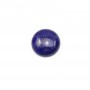 Cabochon lapis-lazuli rond 6mm x 2pcs