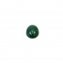Cabochon malachite oval 8x10mm  x 1pc