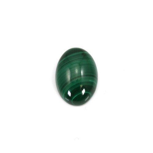 Cabochon Malachite Ovale 13x18mm  x 1pc