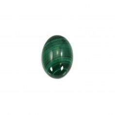 Cabochon Malachite Ovale 10x14mm x 1pc