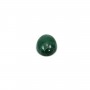 Cabochon Malachite Ovale 12x16mm  x 1pc