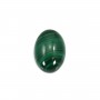 Cabochon Malachite Ovale 15x20mm  x 1pc