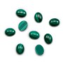 Cabochon Malachite Ovale 10x14mm x 1pc