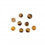 Cabochon Oeil de Tigre Rond-plat 5mm x 1pc