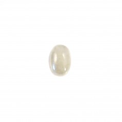 Cabochon Pierre de Lune Ovale 4x6mm x 1pc