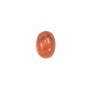 Cabochon de rhodochrosite rose, de forme ovale, et de taille 5x7mm x 2pcs
