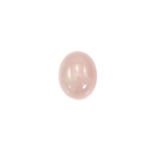 Cabochon Rose Quartz oval 8x10mm x 5pcs