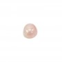 Cabochon Quartz Rose ovale 8x10mm x 5pcs