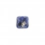 Cabochon sodalite carré facette 10mm x 1pc