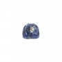 Cabochon sodalite carré facette 10mm x 1pc