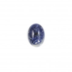 Cabochon Sodalite Ovale 10x14mm x 2pcs