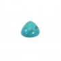 Cabochon Turquoise goutte 13x18mm x1pc