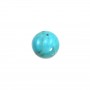 Cabochon Turquoise rond 14mm x1pc