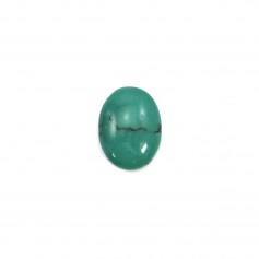 Cabochon Turquoise Ovale 8x10mm x1pc