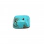 Cabochon Turquoise Carré 16mm x 1pc