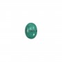 Cabochon turquoise ovale 7x9mm x 1pc