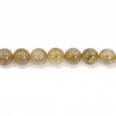 Quartz rutile ronde 11mm x 40cm