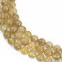 Rutile quartz round 11mm x 40cm
