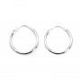 Créole fine 20mm Argent 925 x 2pcs